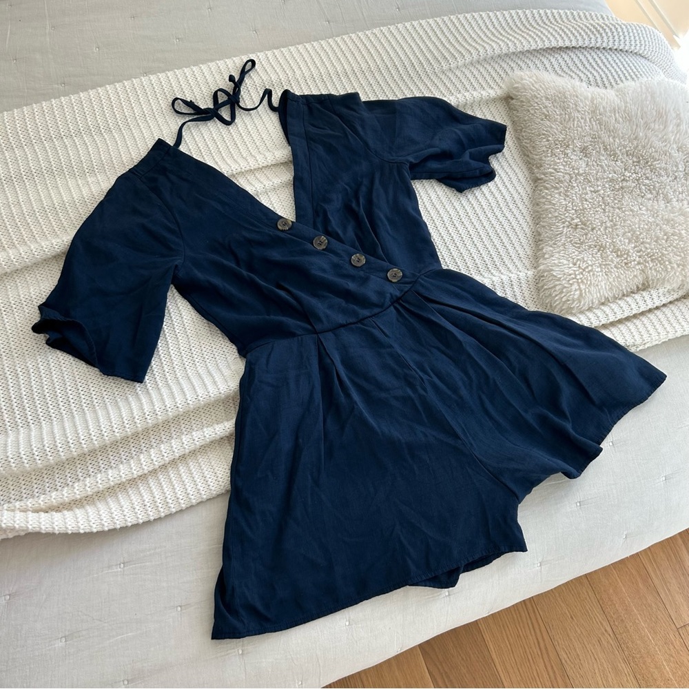 💙 Dark Blue Romper with Shorts SMALL 💙